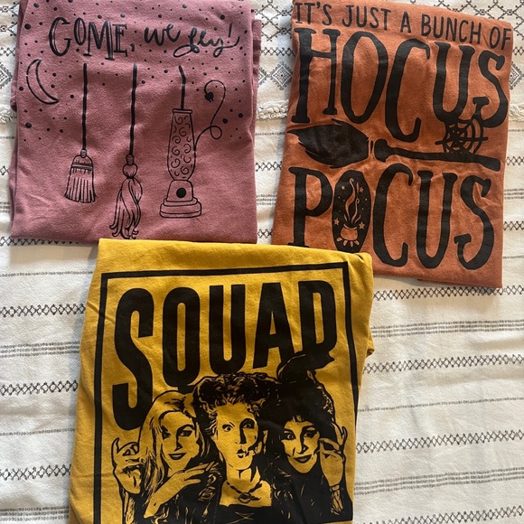 Bella Canvas Tops - Bella Canvas Hocus Pocus Women’s T-Shirts Bundle- Size XS